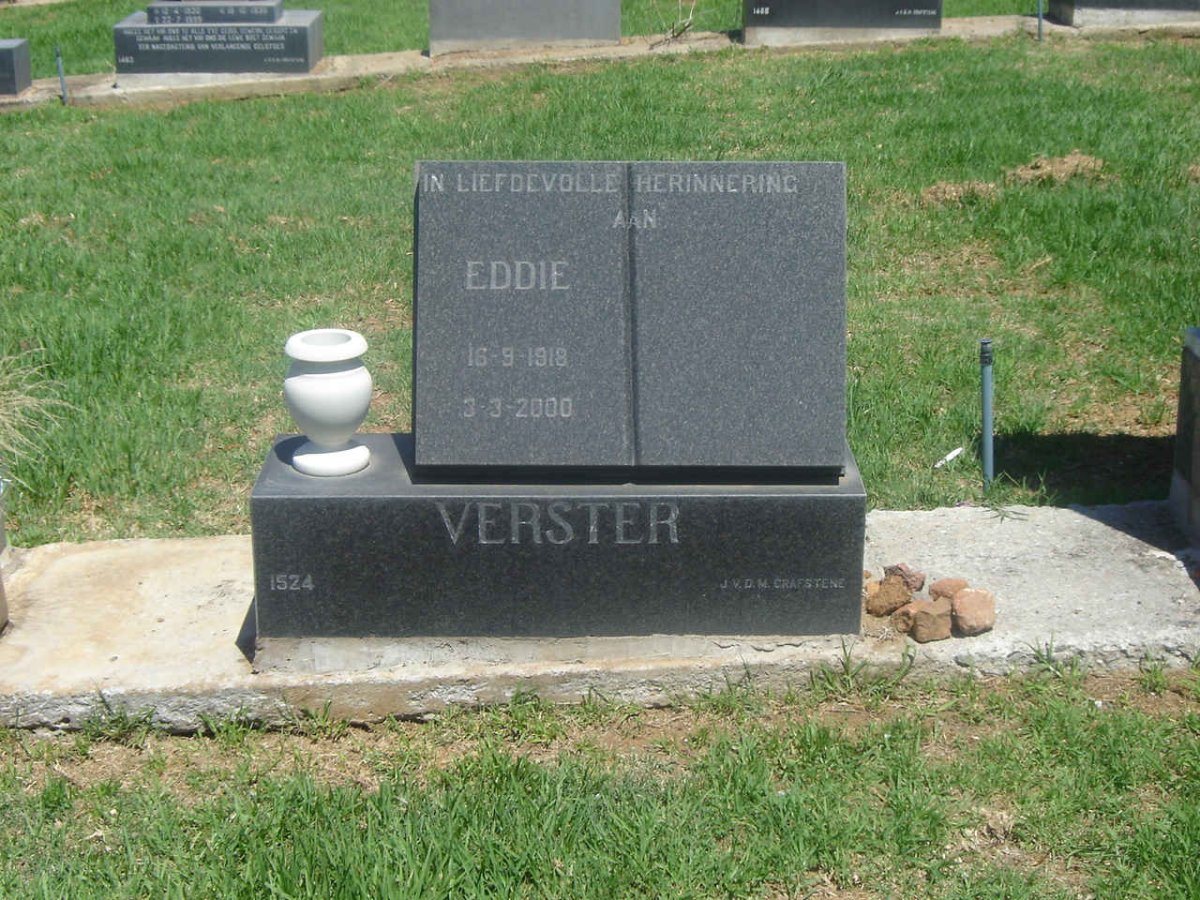 VERSTER Eddie 1918-2000