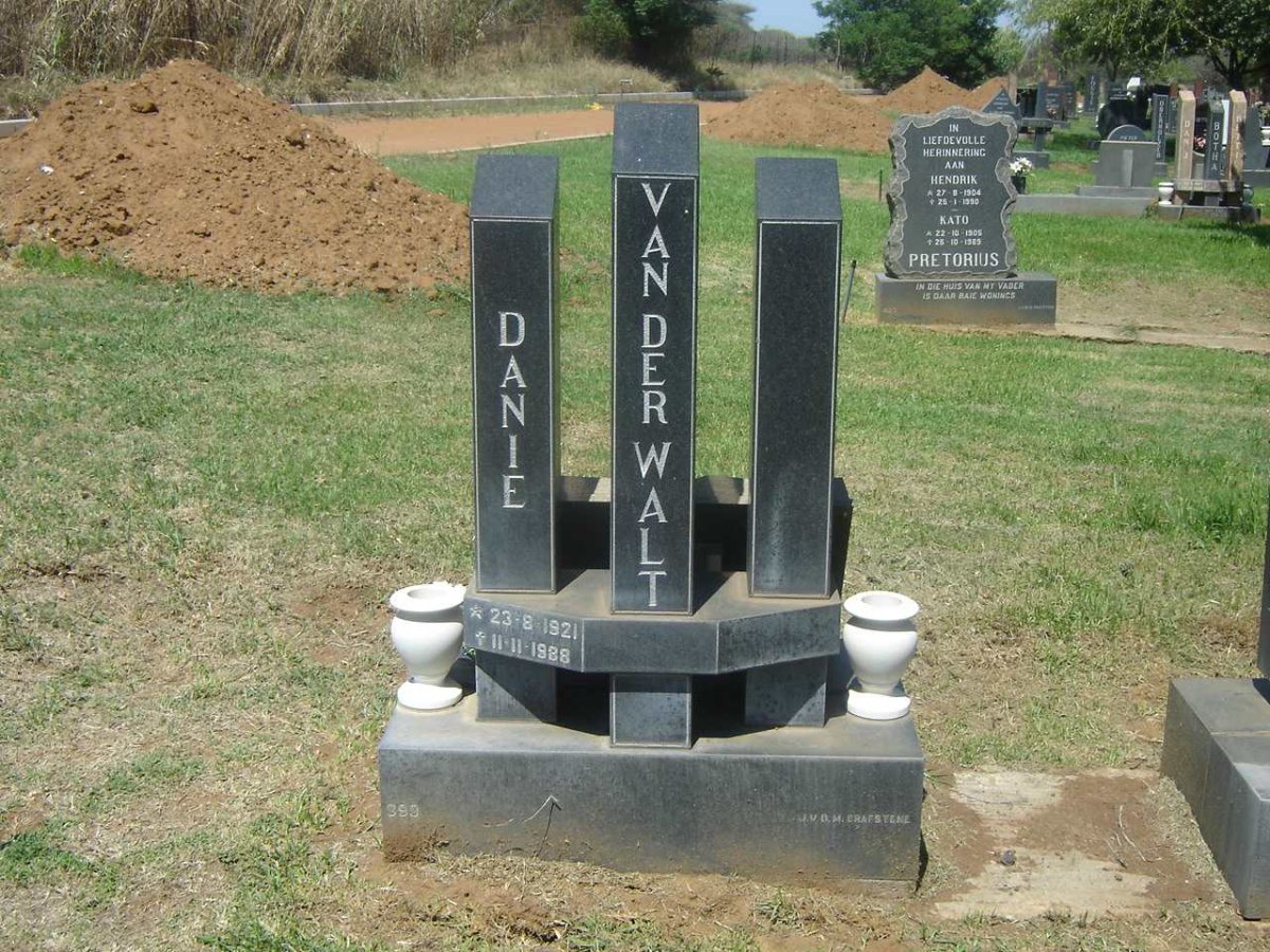 WALT Danie, van der 1921-1988