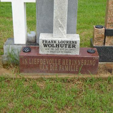 WOLHUTER Frank Lourens 1932-2007