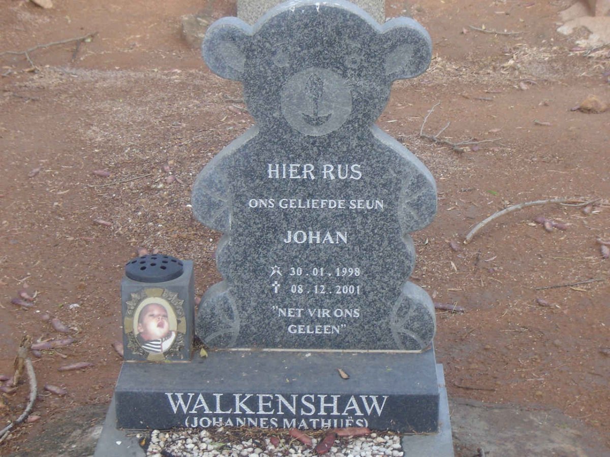 WALKENSHAW Johannes Mathues 1998-2001