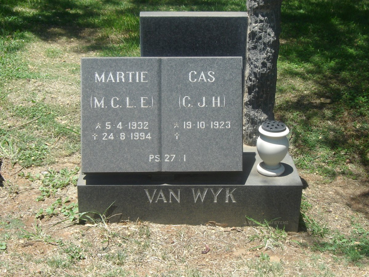 WYK M.C.L.E., van 1932-1994 &amp; C.J.H. 1923-
