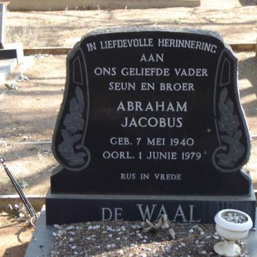 WAAL Abraham Jacobus, de 1940-1979