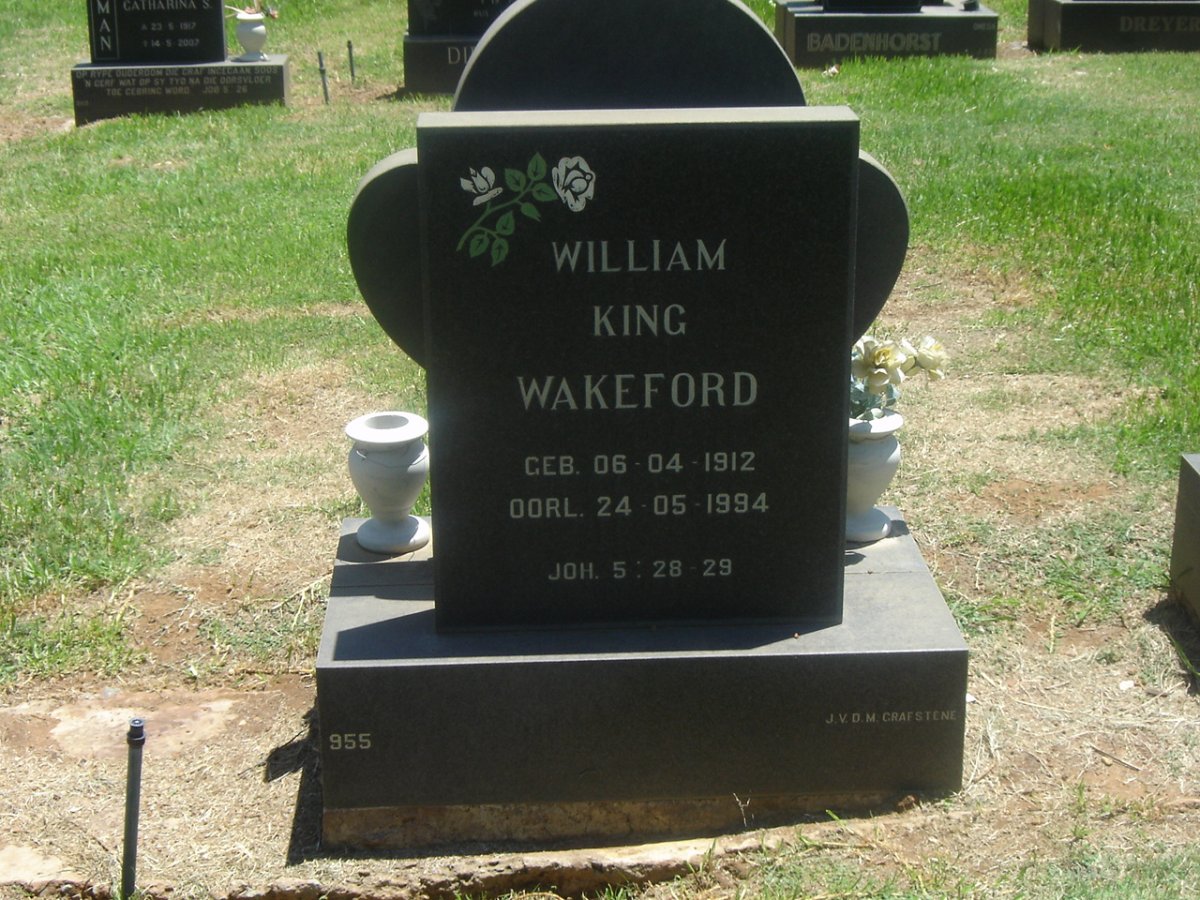 WAKEFORD William King 1912-1994