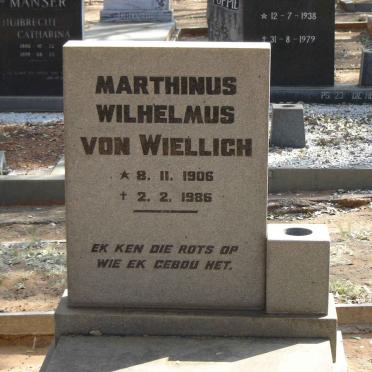 WIELLIGH Marthinus Wilhelmus, von 1906-1986