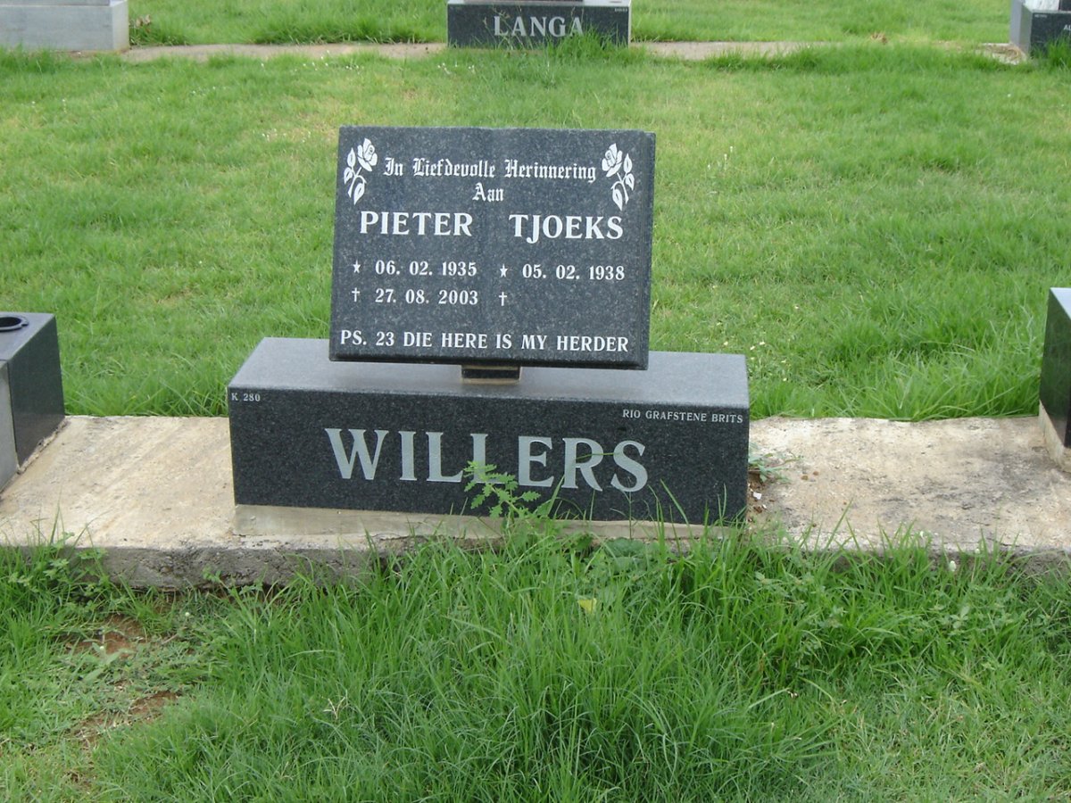 WILLERS Pieter 1935-2003 &amp; Tjoeks 1938-