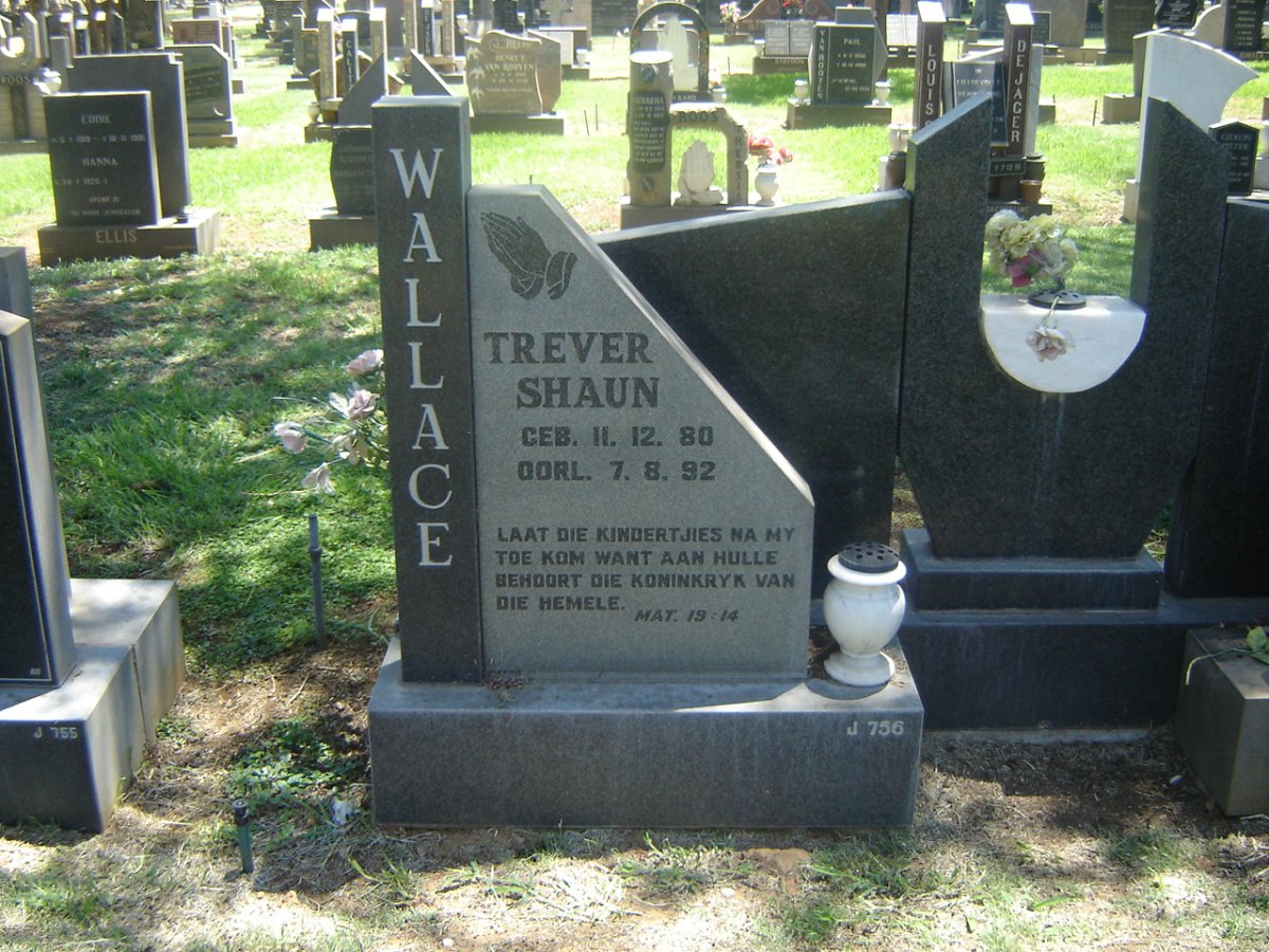 WALLACE Trever Shaun 1980-1992