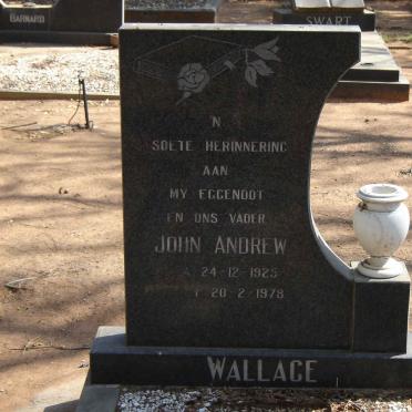 WALLACE John Andrew 1925-1978
