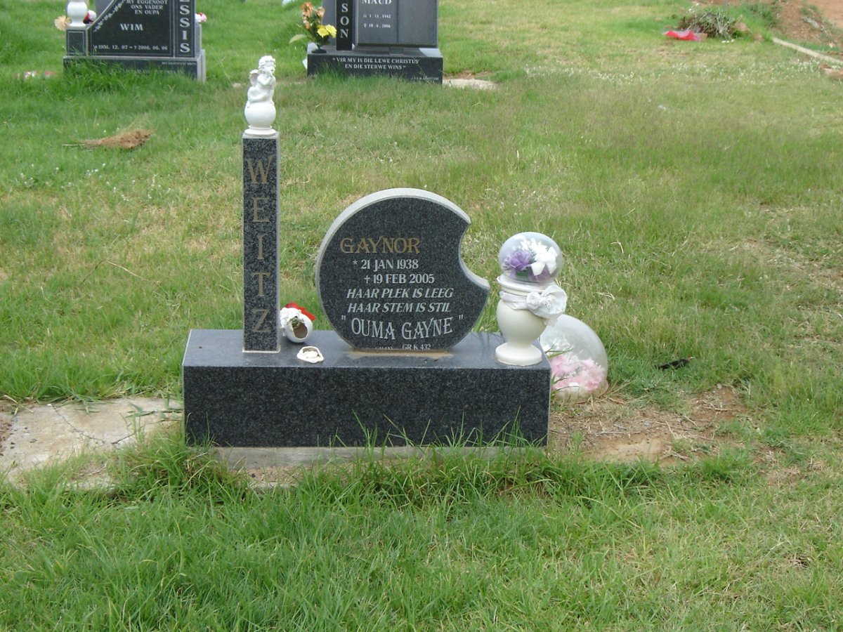 WEITZ Gaynor 1938-2005