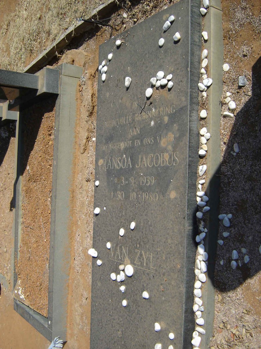 ZYL Fransoa Jacobus, van 1939-1980