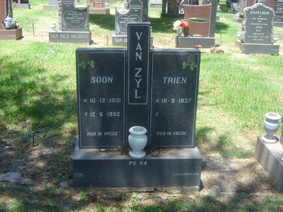 ZYL Soon, van 1931-1992 &amp; Trien 1937-