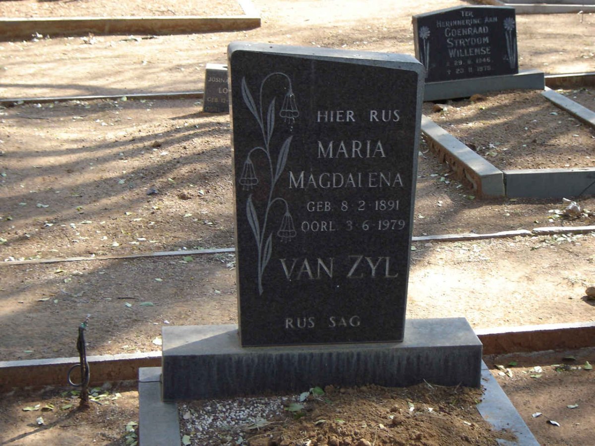 ZYL Maria Magdalena, van 1891-1979