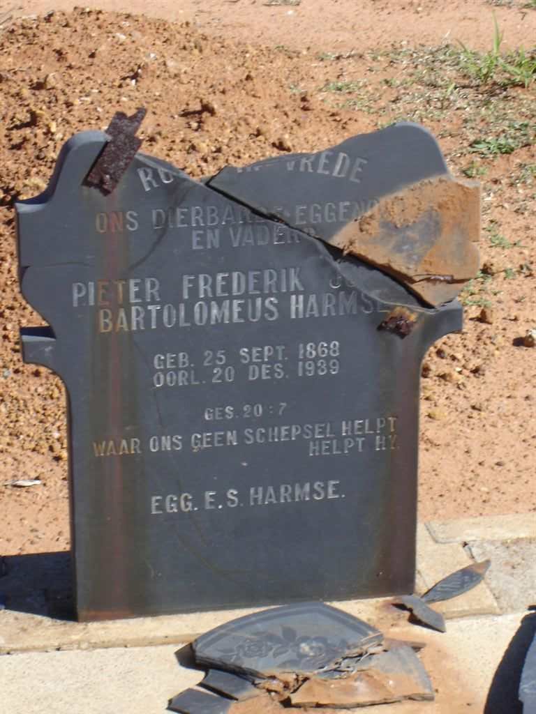 HARMSE Pieter Frederik J. Bartolomeus 1868-1939