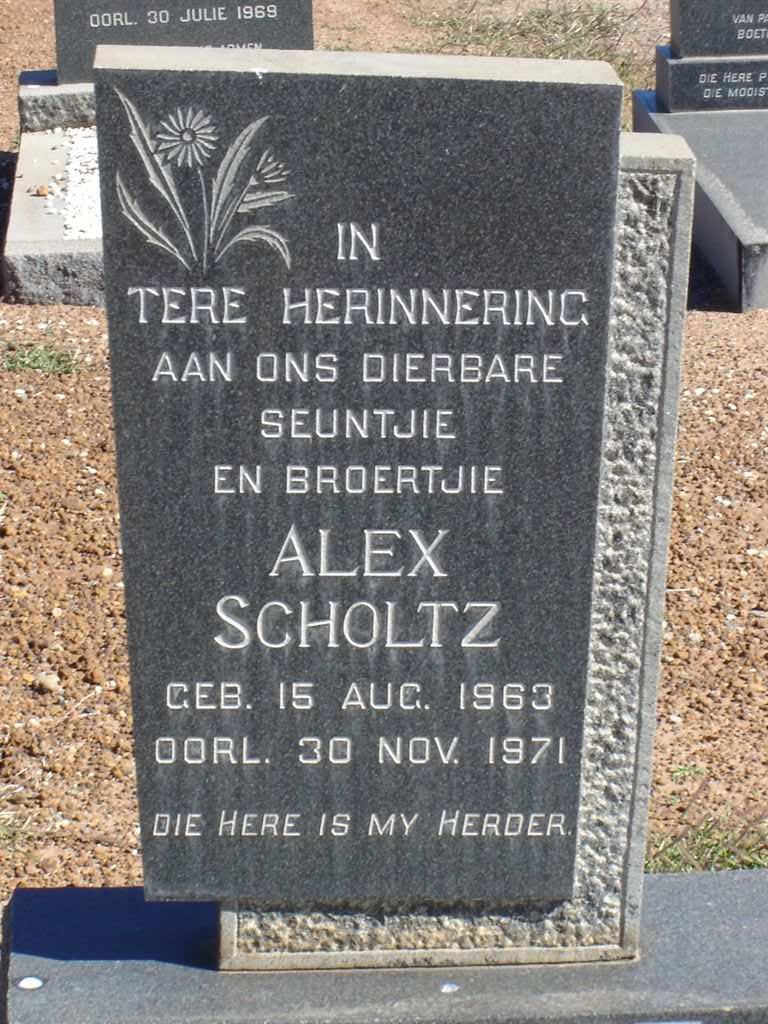 SCHOLTZ Alex 1963-1971
