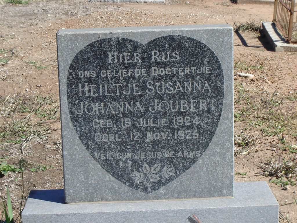 JOUBERT Heiltje Susanna Johanna 1924-1925