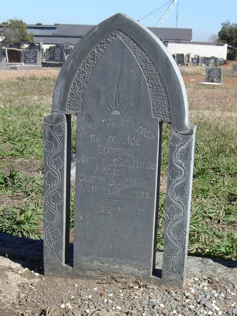 JOUBERT Marthinus Stephanus 1851-1932
