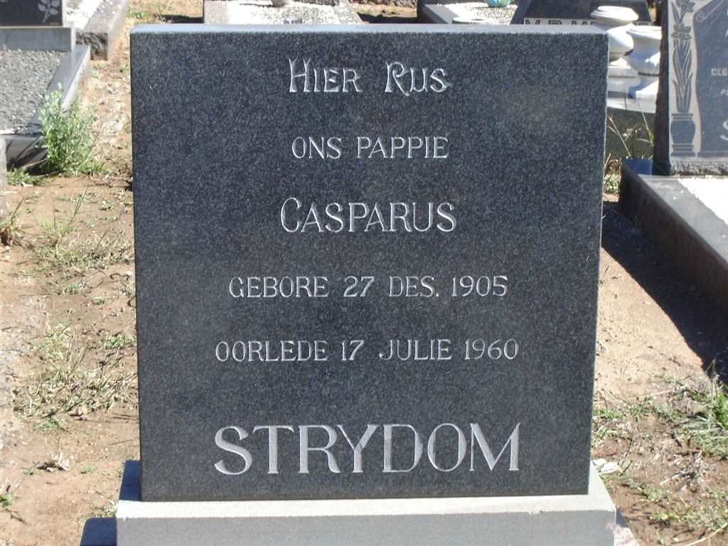 STRYDOM Casparus 1905-1960