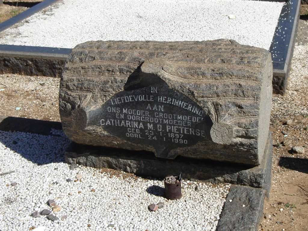 PIETERSE Catharina M.D. 1897-1990