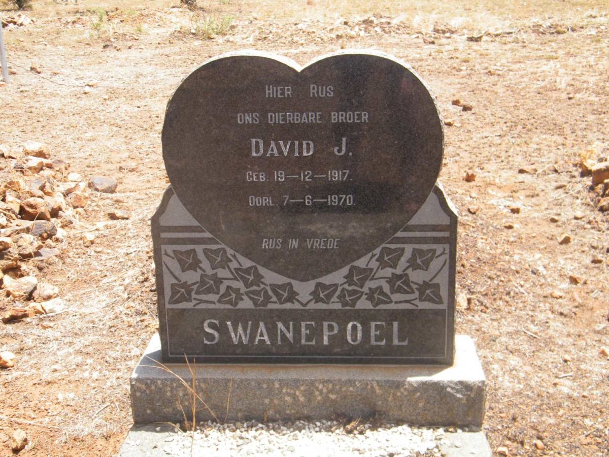 SWANEPOEL David J. 1917-1970