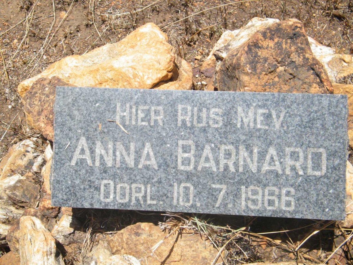 BARNARD Anna -1966
