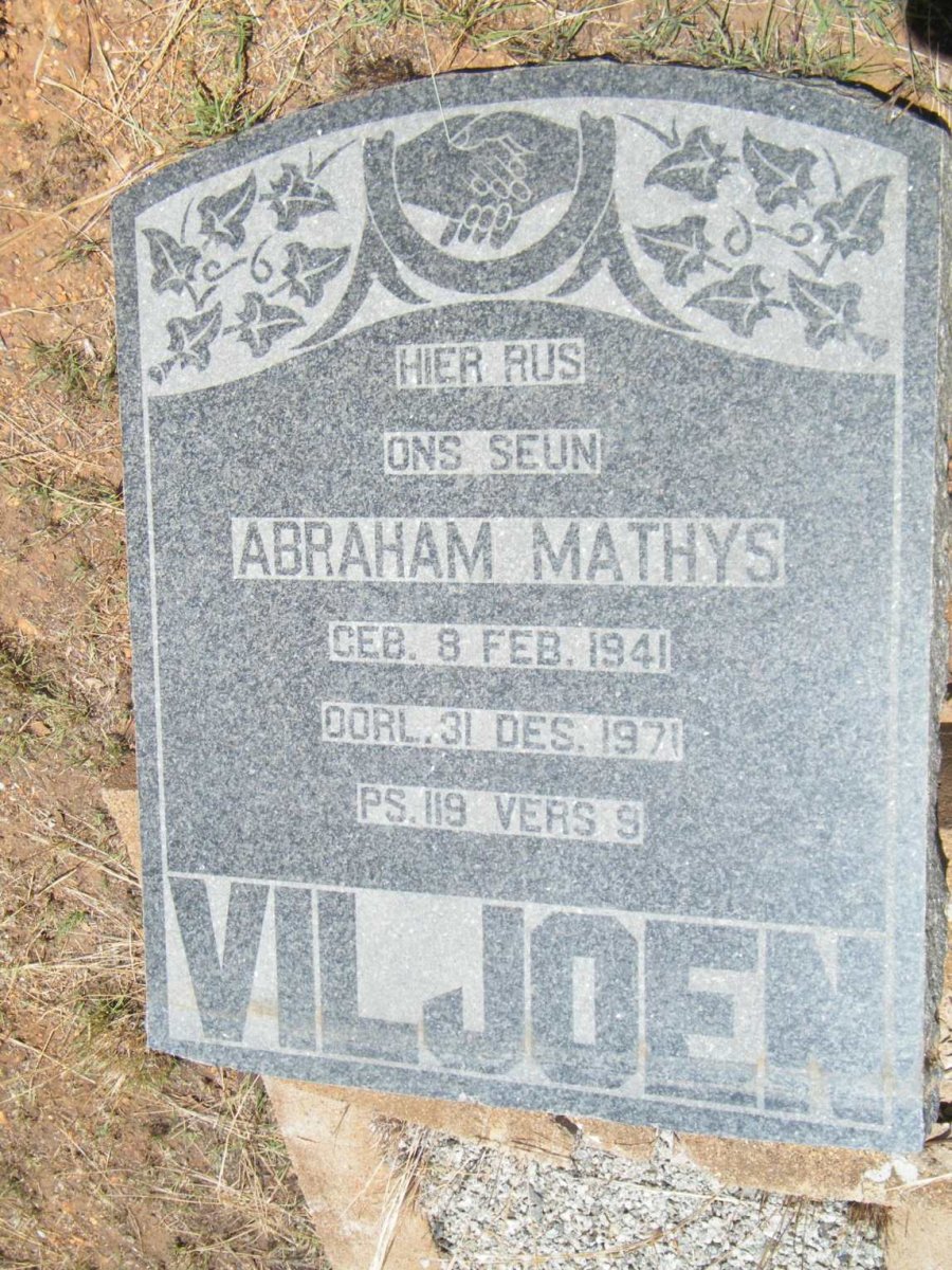 VILJOEN Abraham Mathys 1941-1971