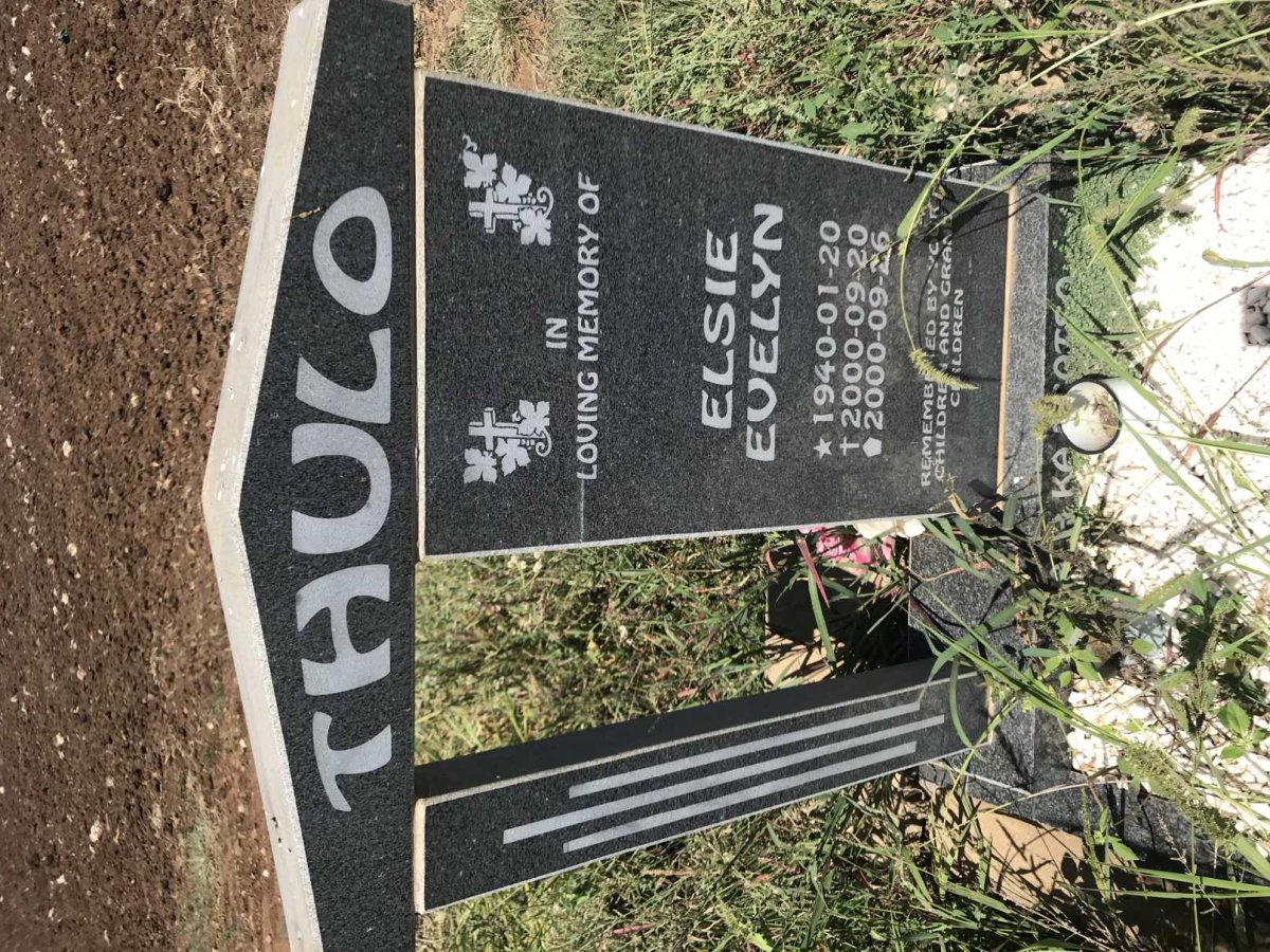 THULO Elsie Evelyn 1940-2000