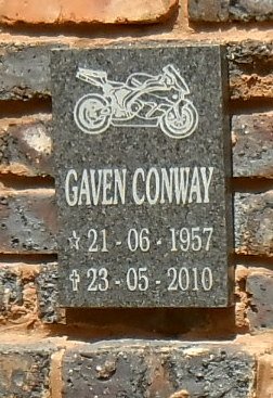 CONWAY Gaven 1957-2010