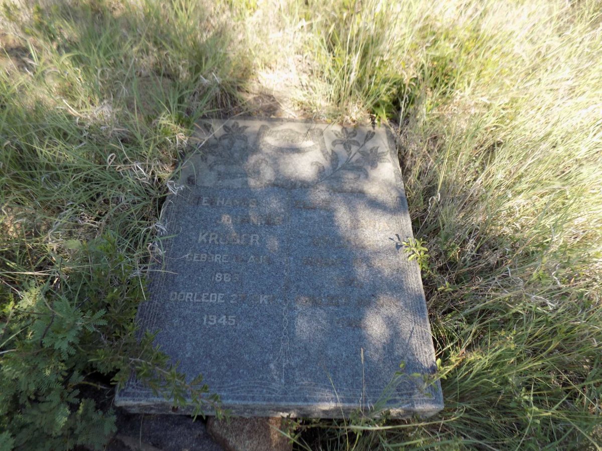 KRUGER Stephanes Johannes 1866-1945 &amp; Elsie Maria 1871-1946