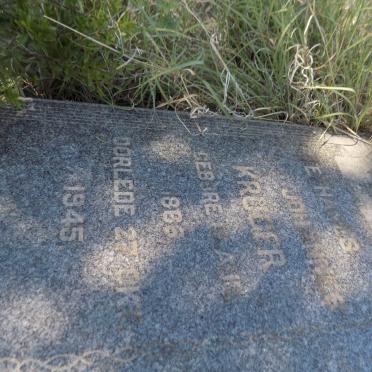 KRUGER Stephanes Johannes 1866-1945 &amp; Elsie Maria 1871-1946