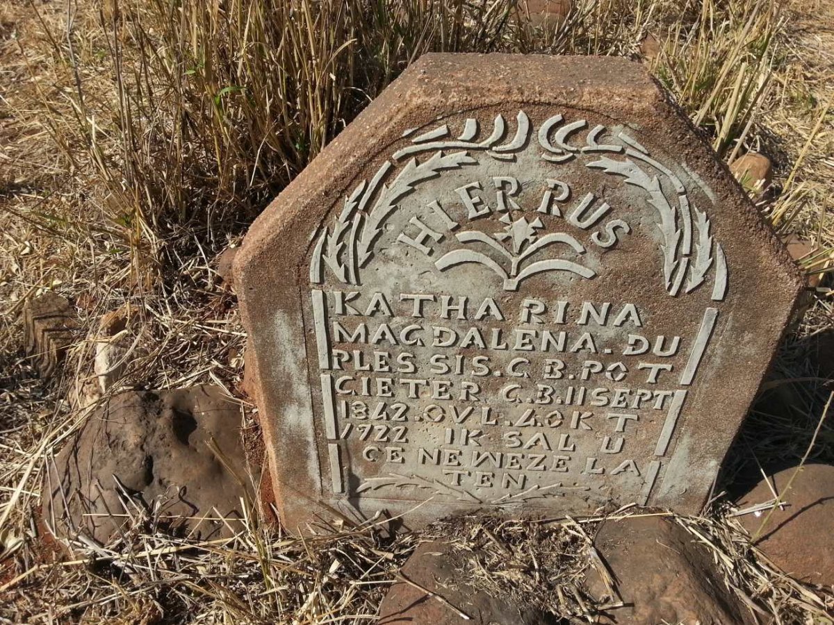 PLESSIS Katharina Magdalena, du nee POTGIETER 1842-1922