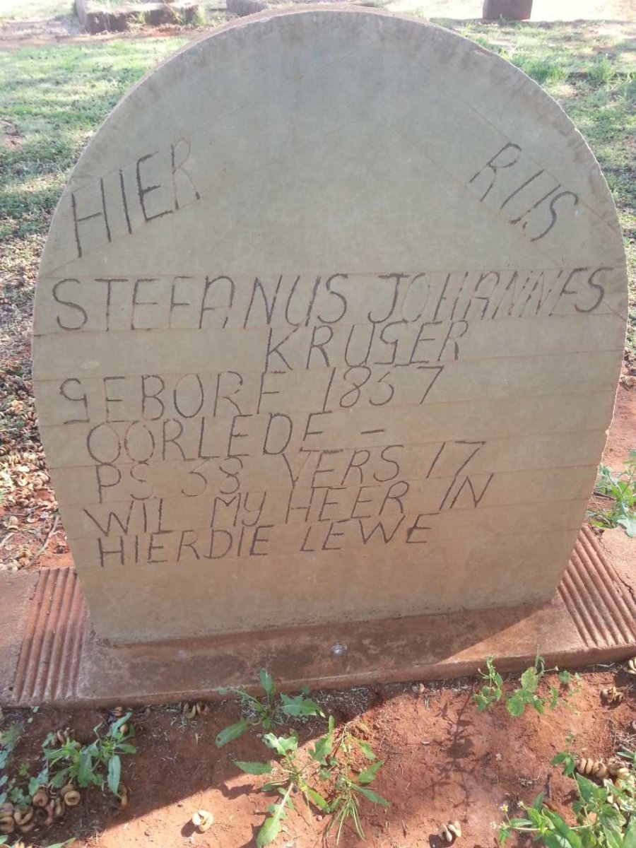 KRUGER Stefanus Johannes 1857-