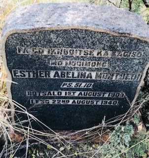 MONTOEDI Esther Abelina 190?-1940
