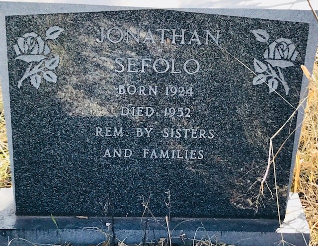 SEFOLO Jonathan 1924-1952