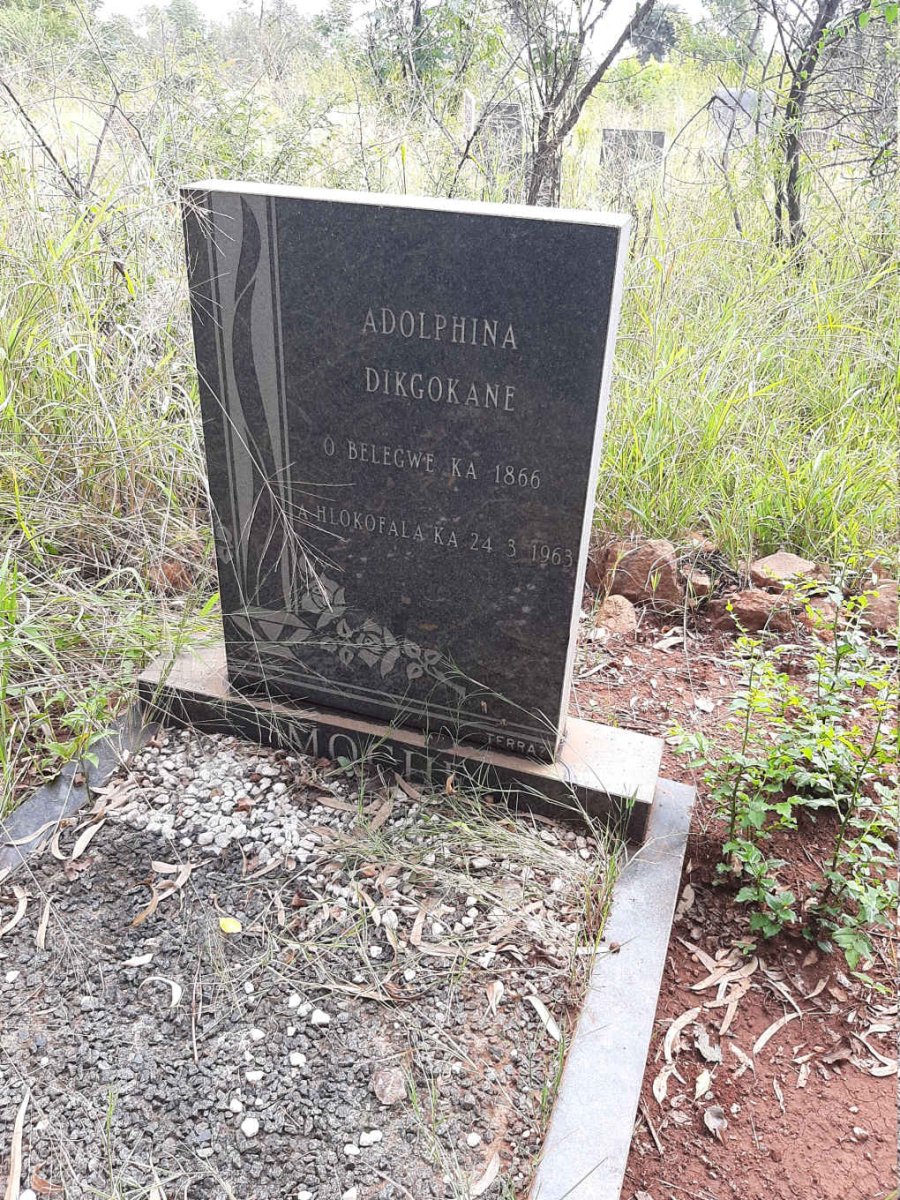 MOCHE Adolphina Dikgokane 1866-1963