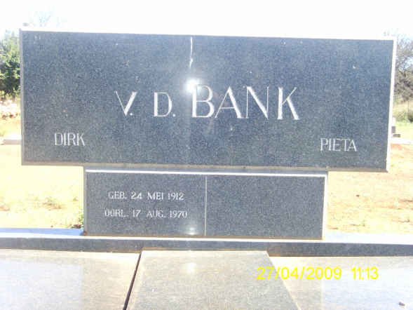 BANK Dirk, v.d. 1912-1970 &amp; Pieta