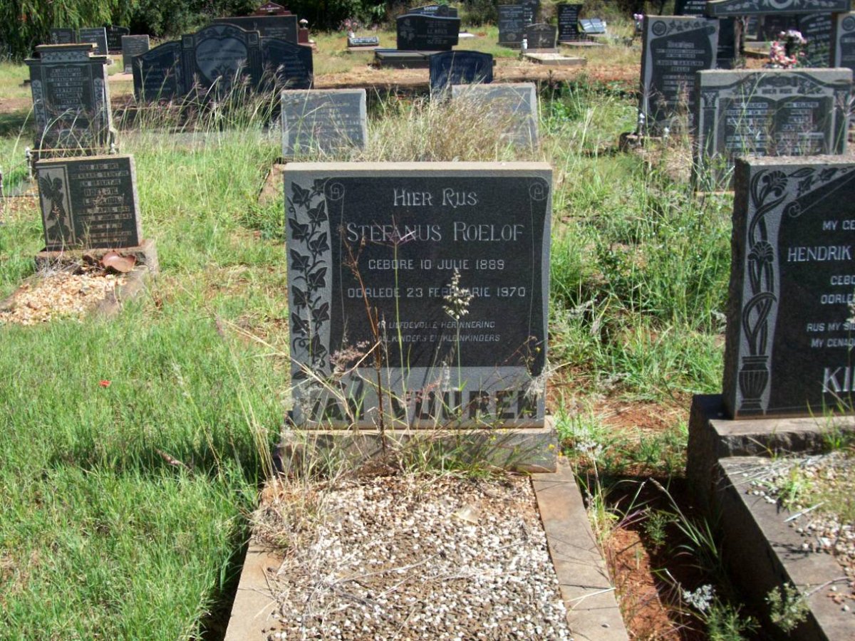 VUUREN Stefanus Roelof, van 1889-1970
