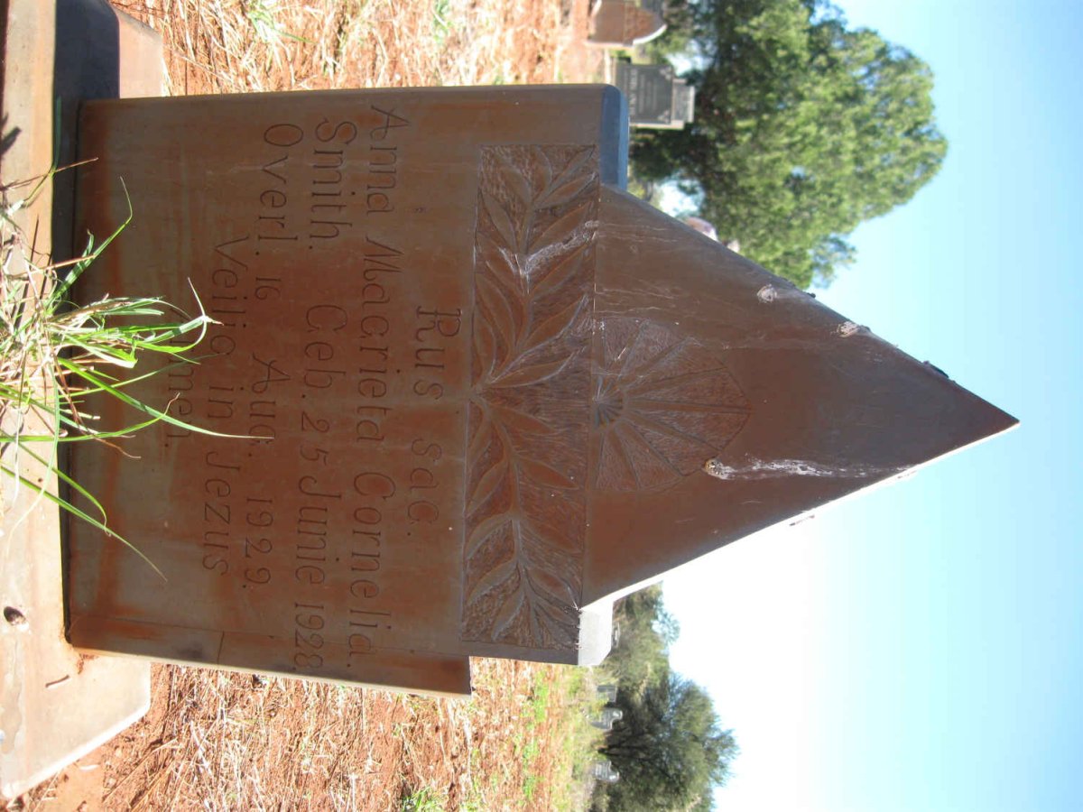 SMITH Anna Magrieta Cornelia 1928-1929