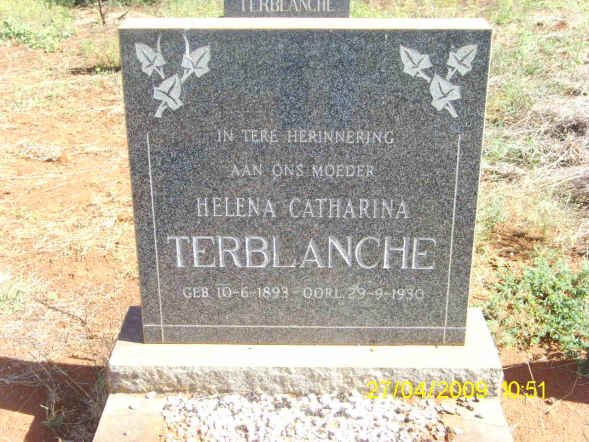 TERBLANCHE Helena Catharina 1893-1930