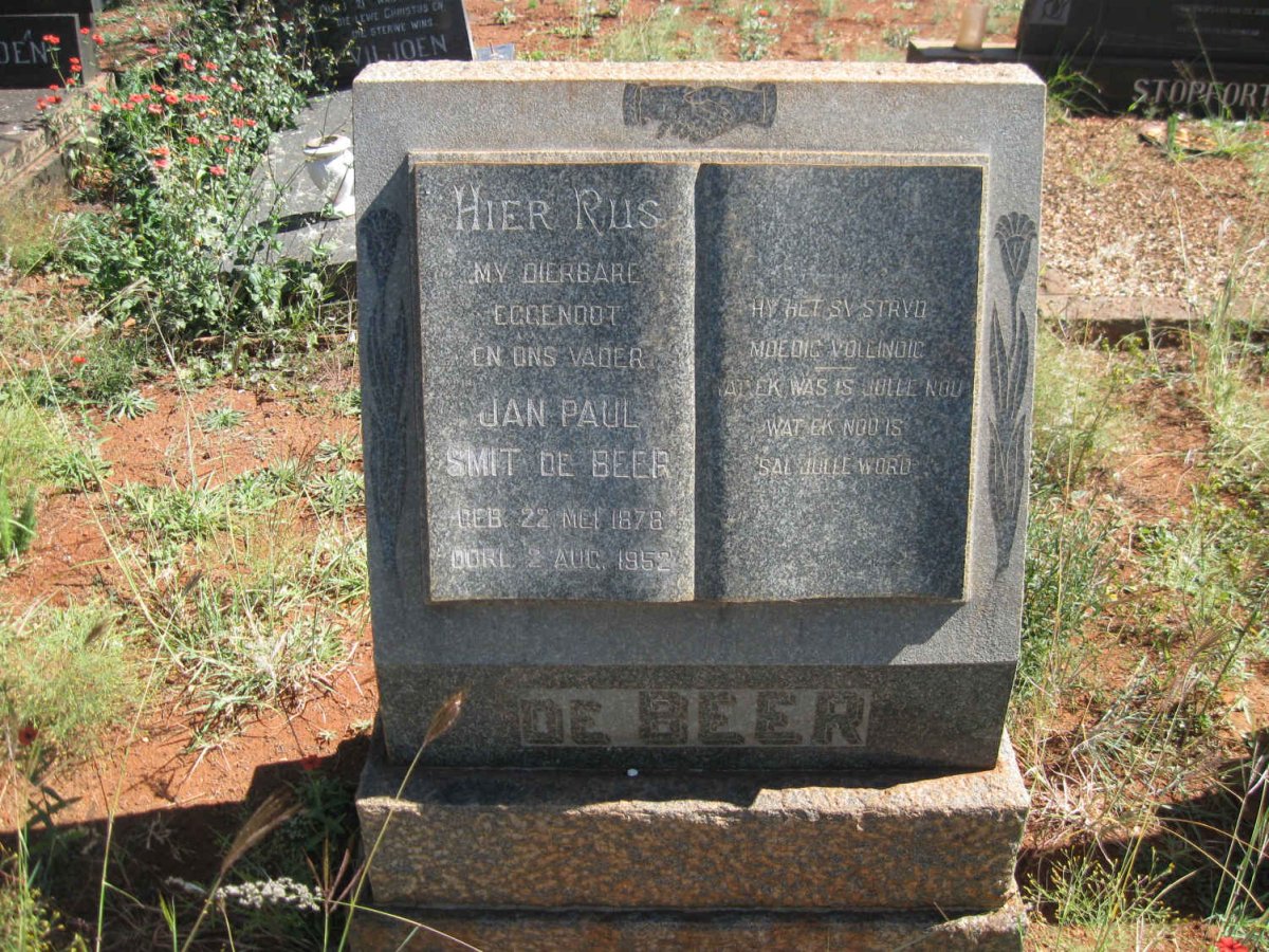 BEER Jan Paul Smit, de 1878-1952
