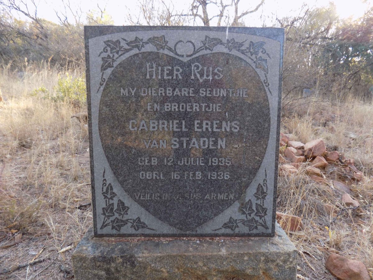 STADEN Gabriel Erens, van 1935-1936