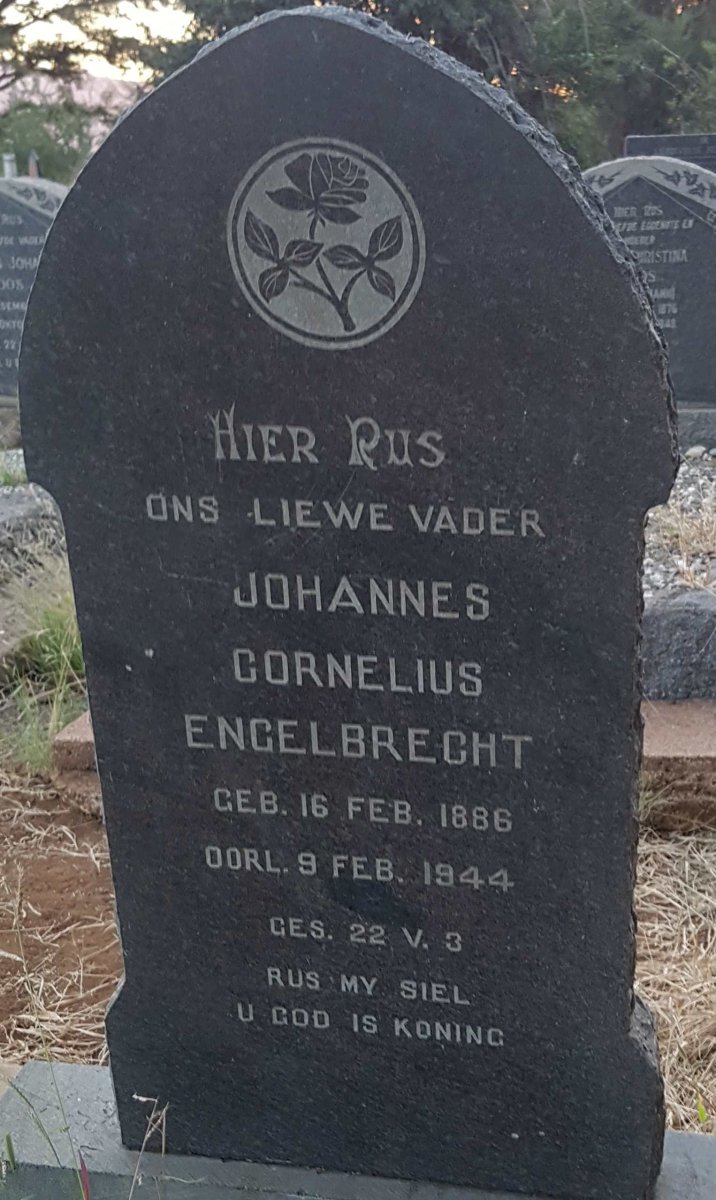 ENGELBRECHT Johannes Cornelius 1886-1944