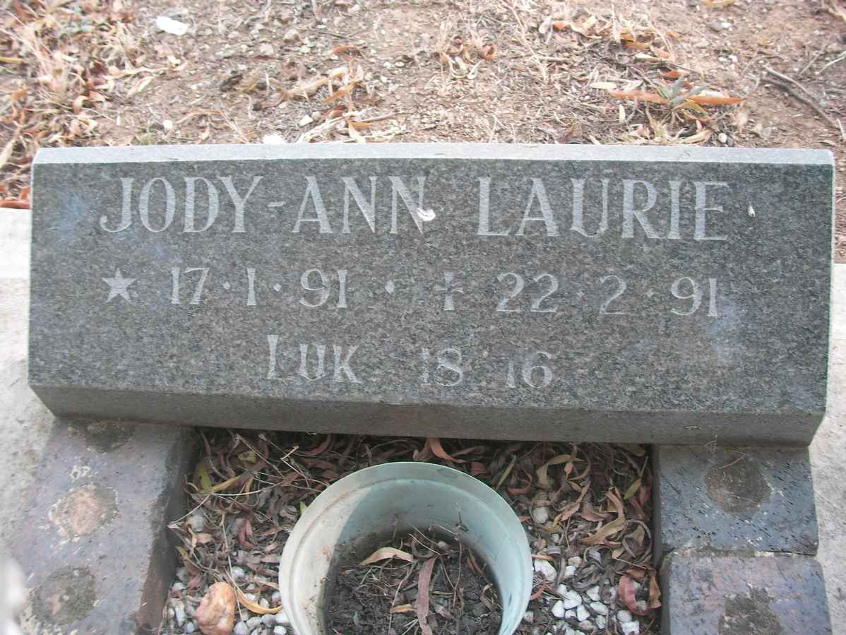 LAURIE Jody-Ann 1991-1991