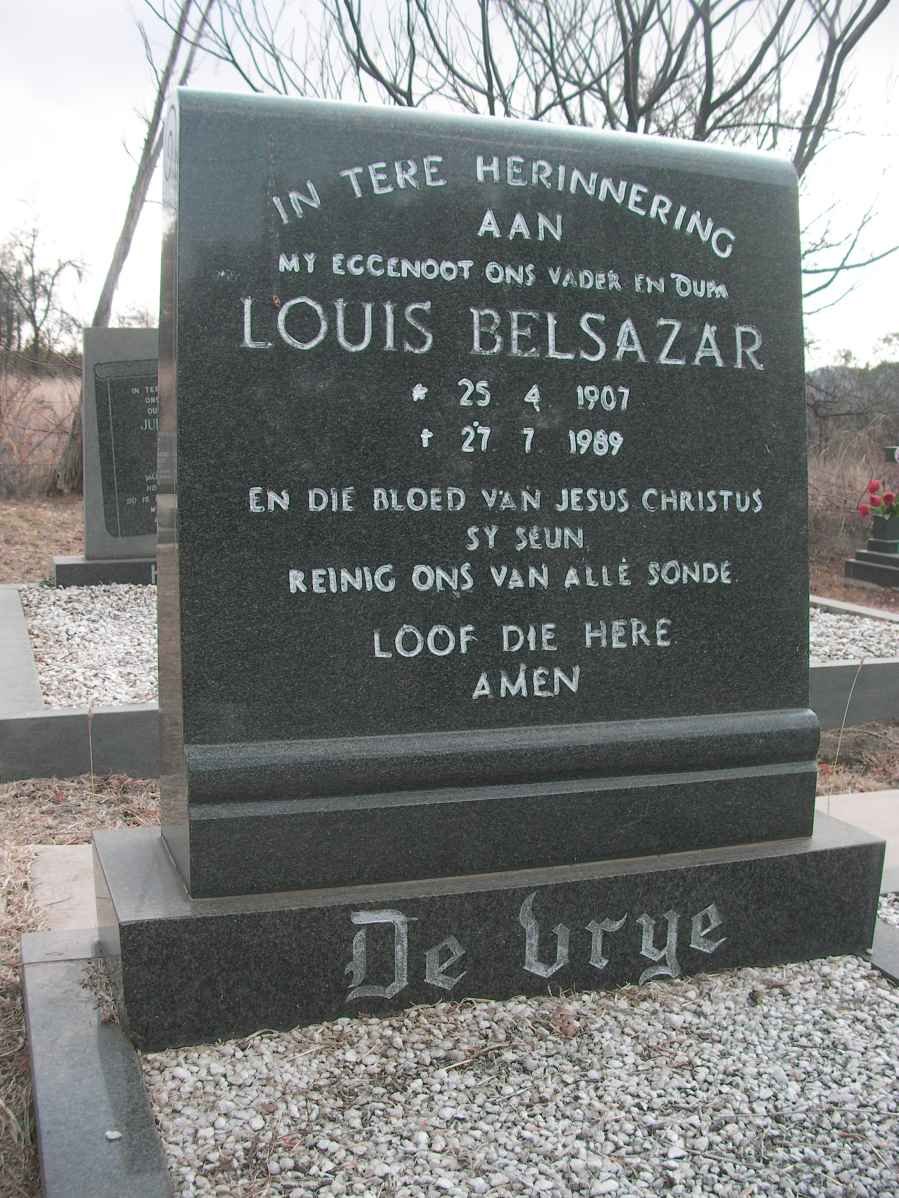 VRYE Louis Belsazar, de 1907-1989