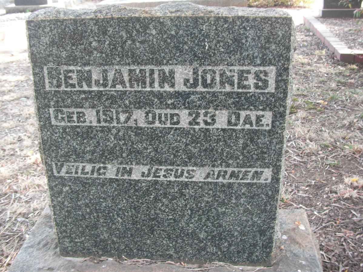 JONES Benjamin 1917-1917