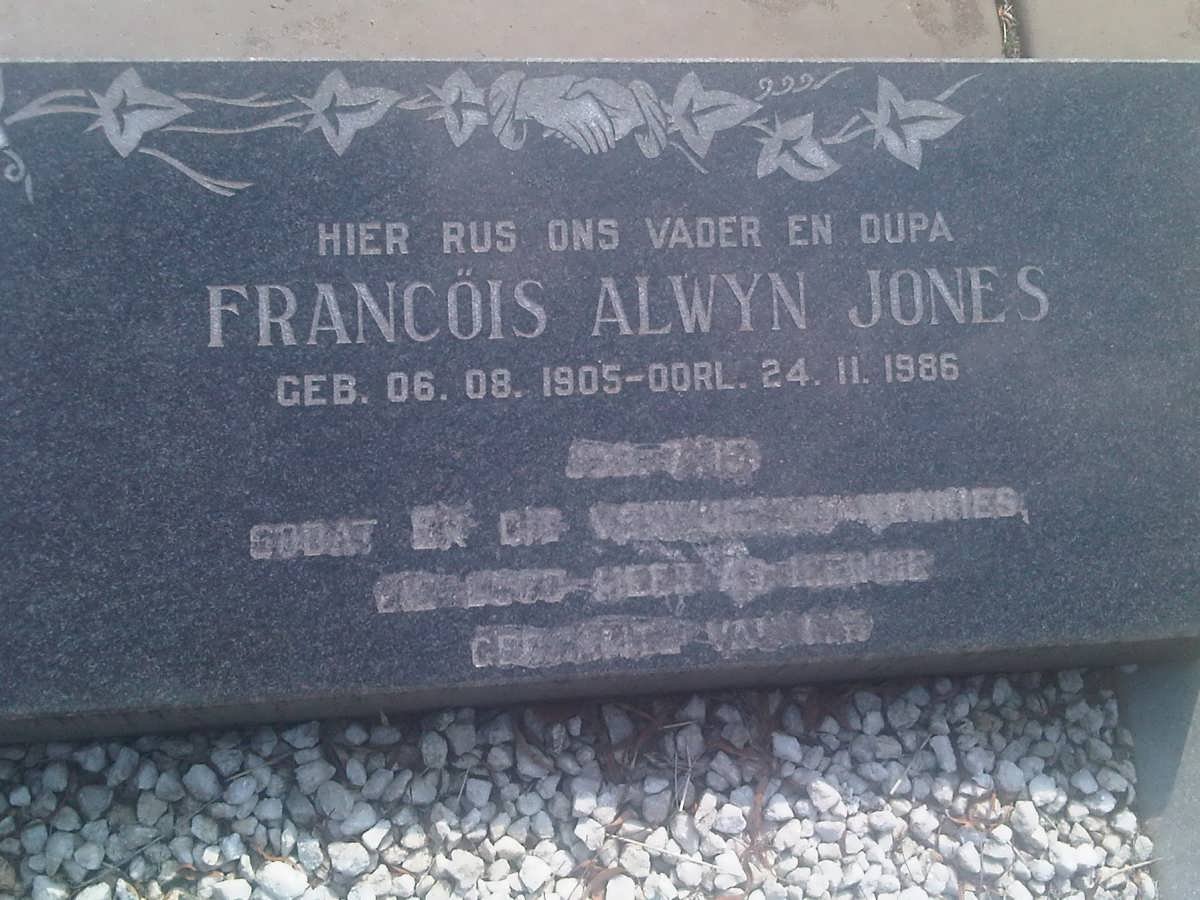 JONES Francöis Alwyn 1905-1986