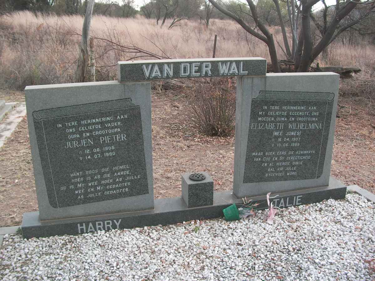 WAL Jurjen Pieter, van der 1905-1990 &amp; Elizabeth Wilhelmina JONES 1907-1989