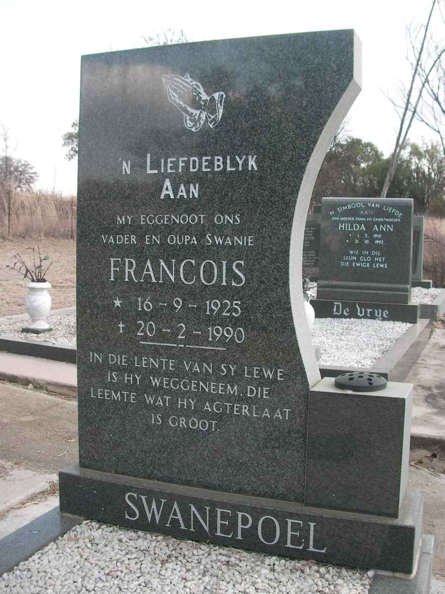 SWANEPOEL Francois 1925-1990