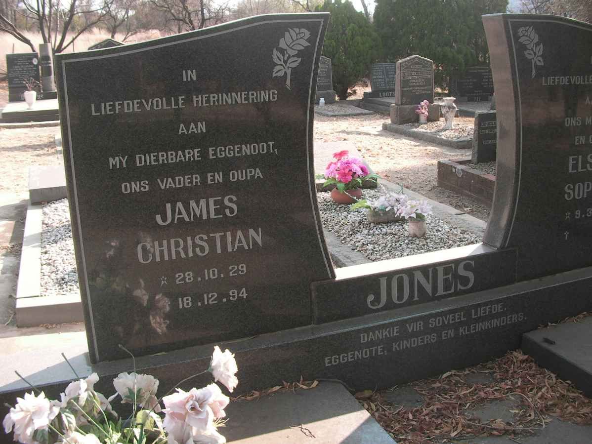 JONES James Christian 1929-1994