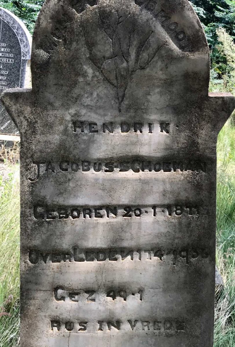 SCHOEMAN Hendrik Jacobus 1871-1936
