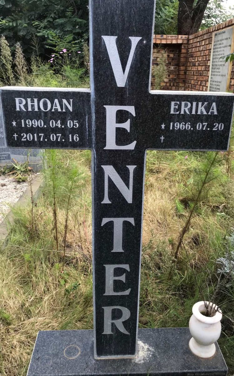 VENTER Erika 1966- :: VENTER Rhoan 1990-2017