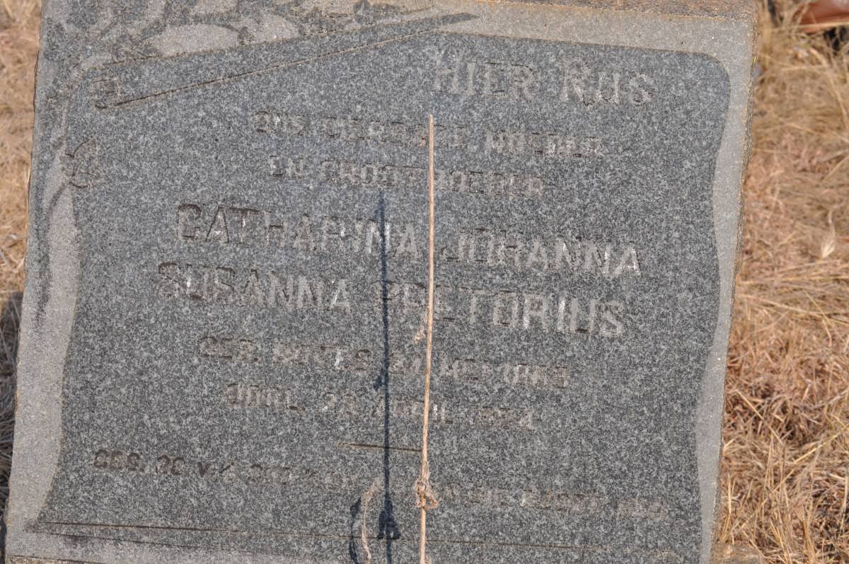 PRETORIUS Catharina Johanna Susanna